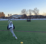 Catch + Go Shooting with Roll Backs lacrosse drill